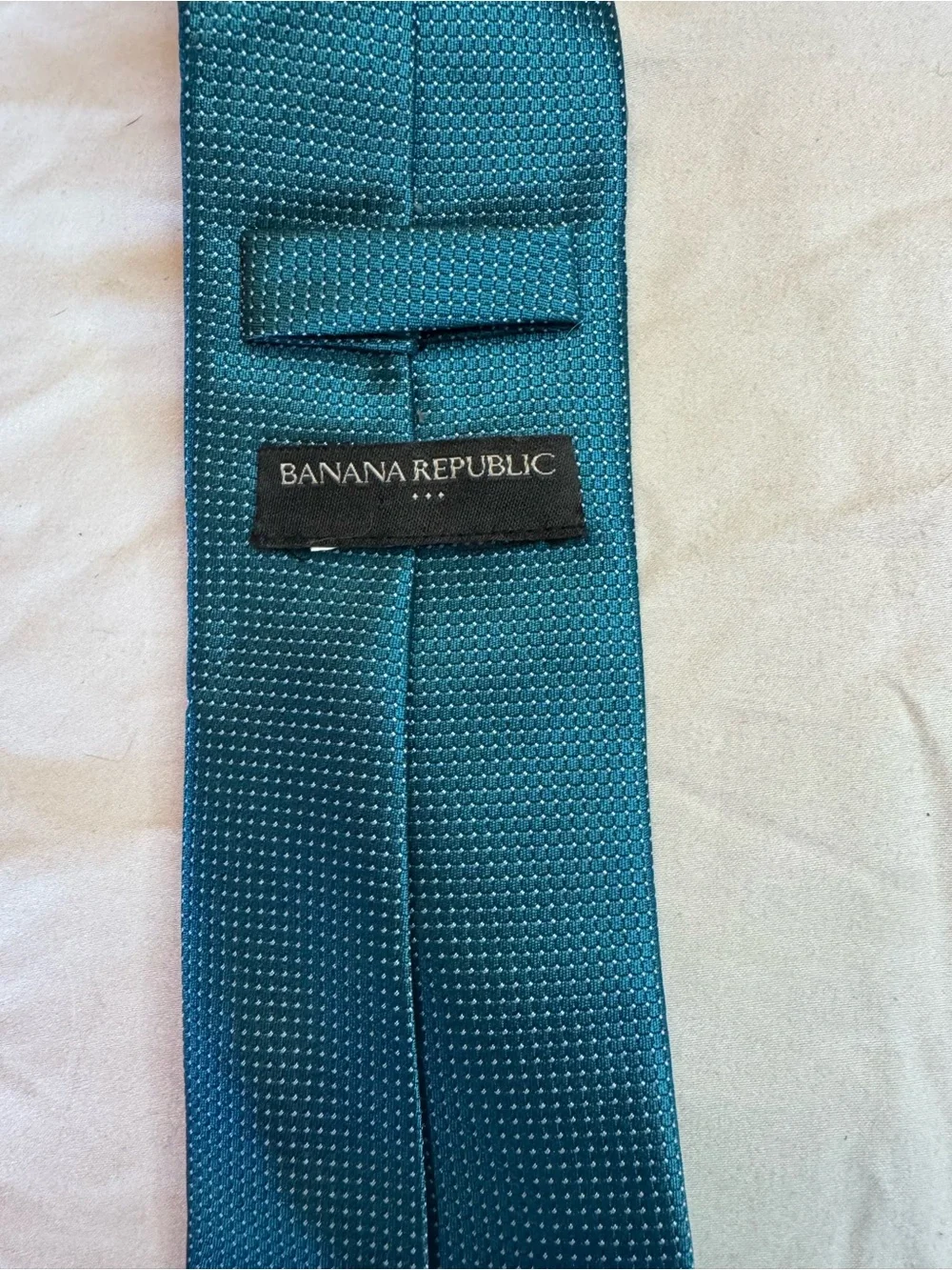 Banana Republic Teal Textured Men's Tie